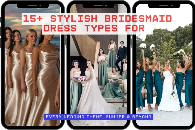 15+ Stylish Bridesmaid Dress Types for