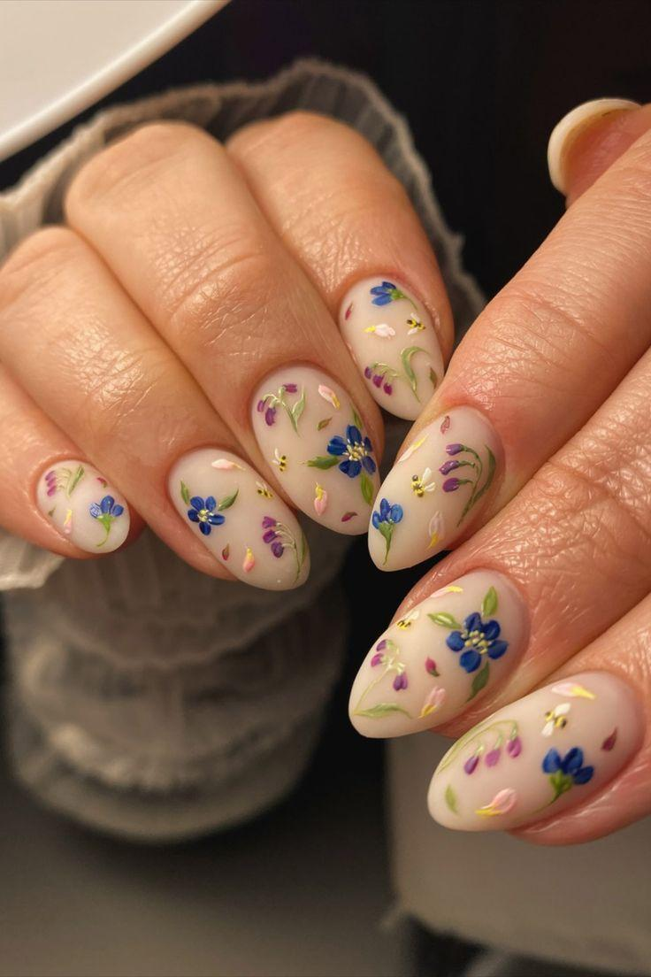14. Garden Party Nails