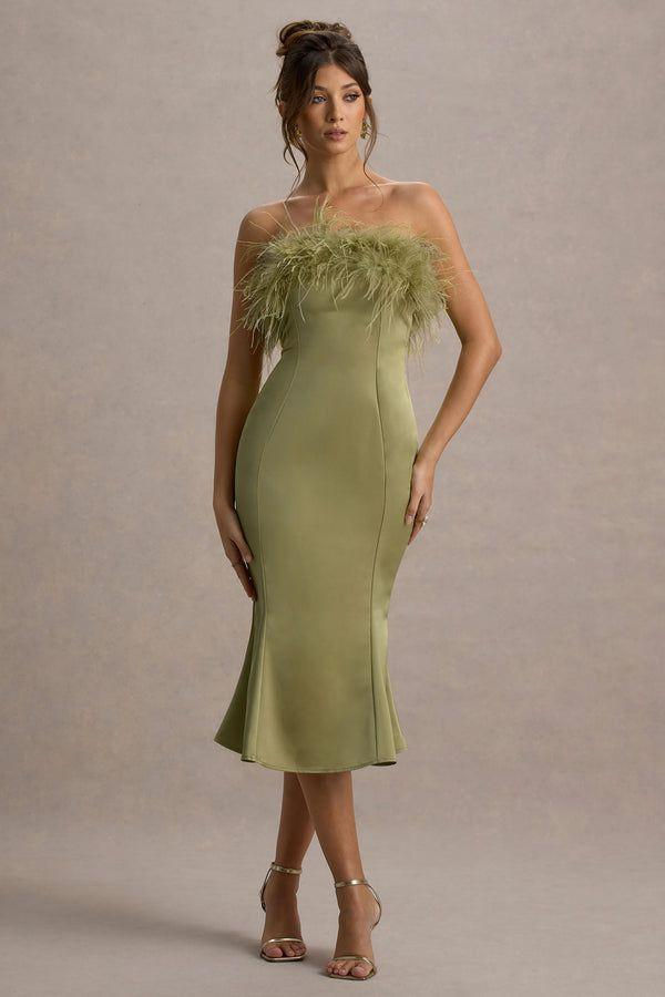 17. Feather-Trim Dresses – Statement & Drama