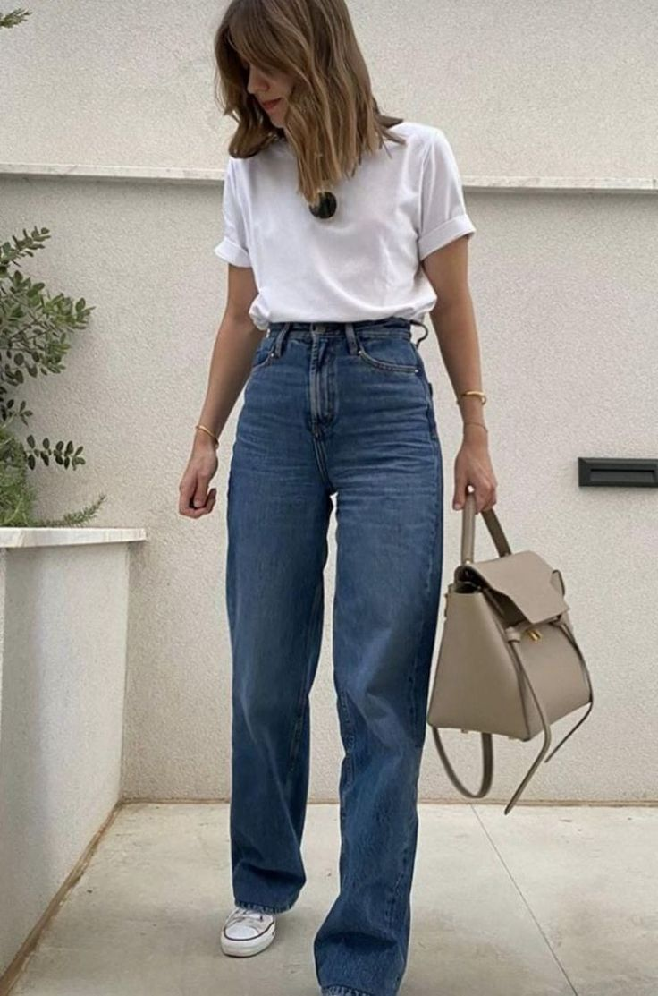 Mom jeans or flared pants